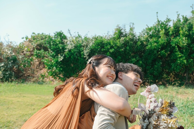お持ち込みのアイテムを存分に使った、海、丘、街フォトのご紹介♪