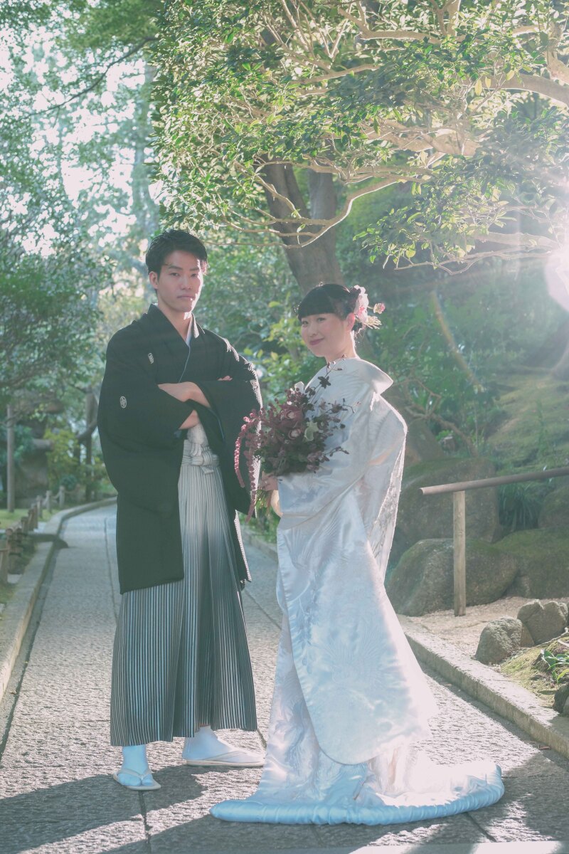 竹林と和装 ~報国寺~