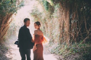 青空から夕陽の城ヶ島