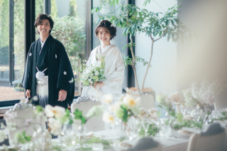 暑い夏も快適にナチュラルフォト&会食で少人数ウェディング