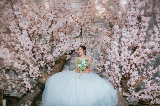 今日から３月♪春らしい桜や緑の中でウェディングフォトはいかがですか？