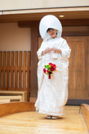 【はんなりVSおてんば】スポットで変化を付けた白無垢フォト