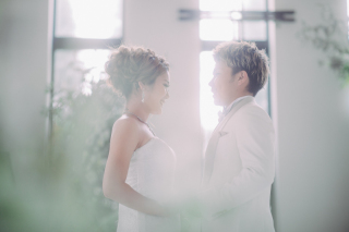 天気で変わる仕上がり♪「晴れ」ならロマンティック、「曇り」なら大人っぽく