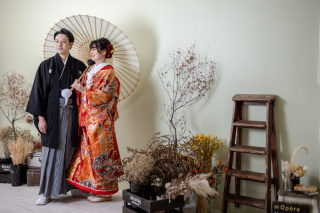 背景を変えてスタジオ撮影♪