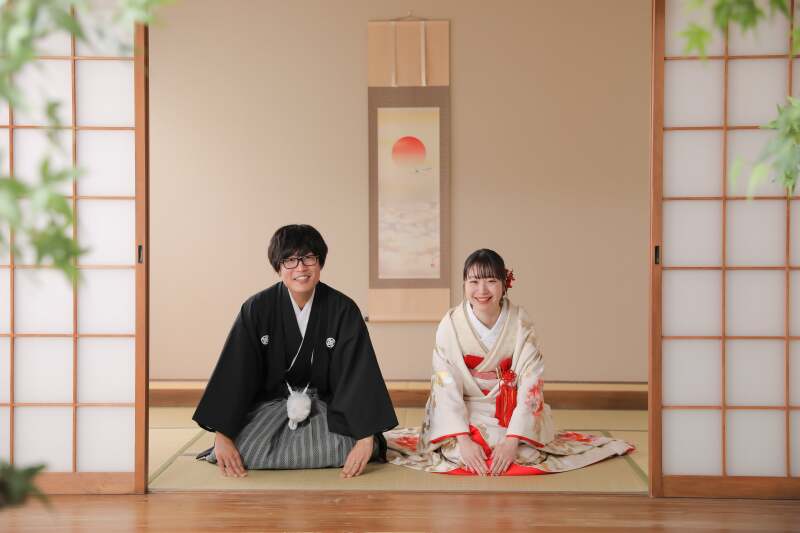 おふたりの共通のものと前撮り
