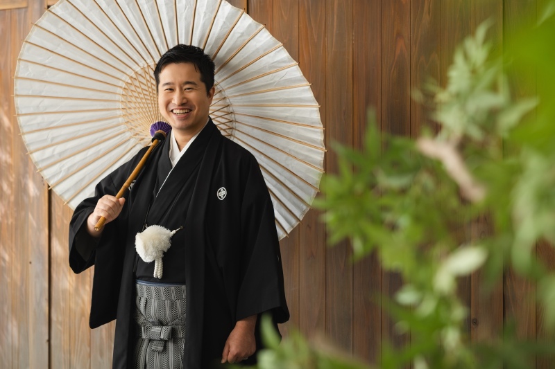 屋内庭園スタジオで