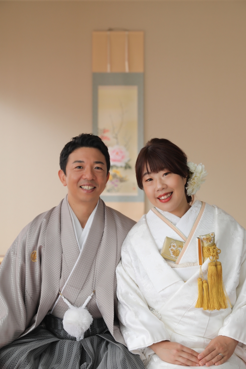 スタジオでお二人らしい撮影を!
