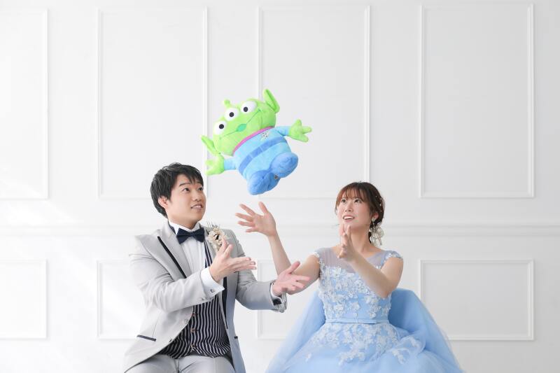 お二人の色を活かして