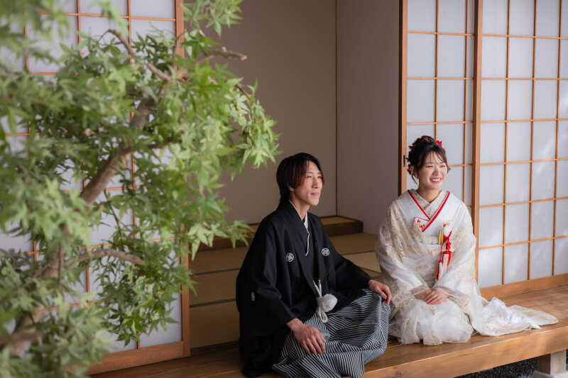 笑顔いっぱい！屋内庭園スタジオ撮影！