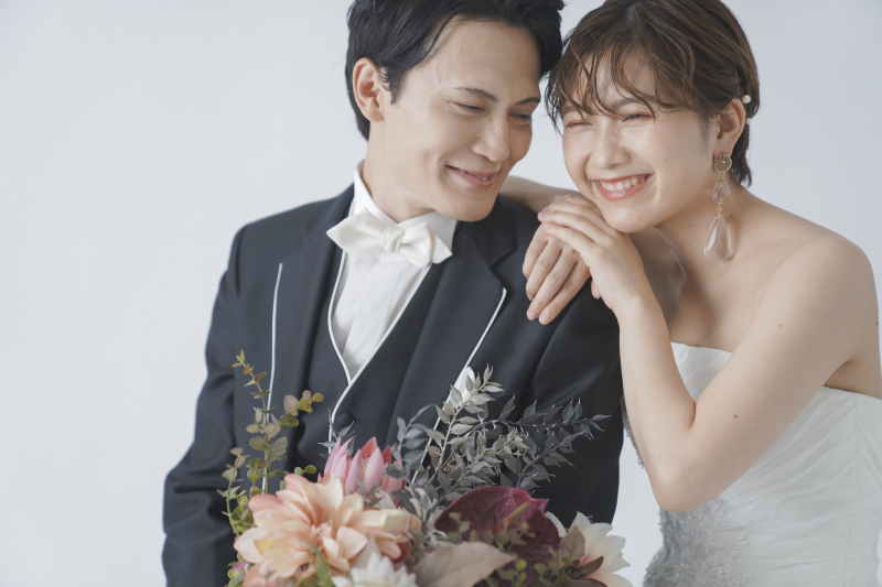 お二人の個性がヒカル 洋装スタジオ PLUS