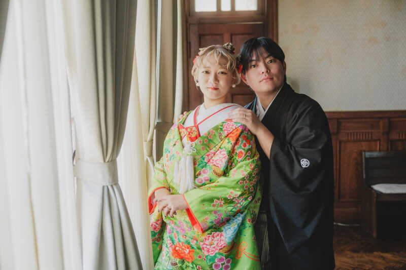 レトロモダンなフォトウェディングを和装で