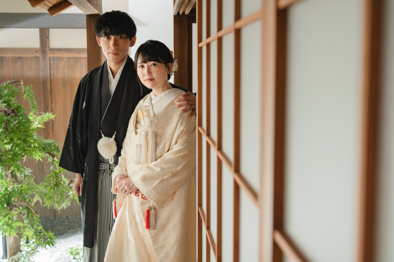 スタジオ&洋装ロケーションで、和装洋装を1日で。