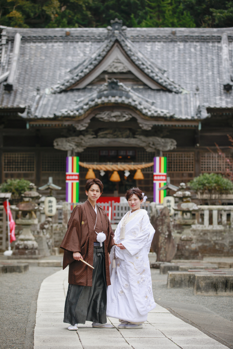 海が見える 白浜神社