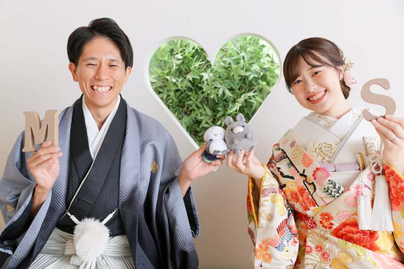 屋内庭園×フォトアイテムでお二人らしさいっぱいに!