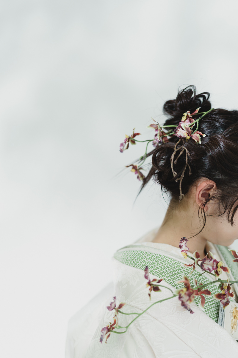 白無垢のヘアメイク集☆