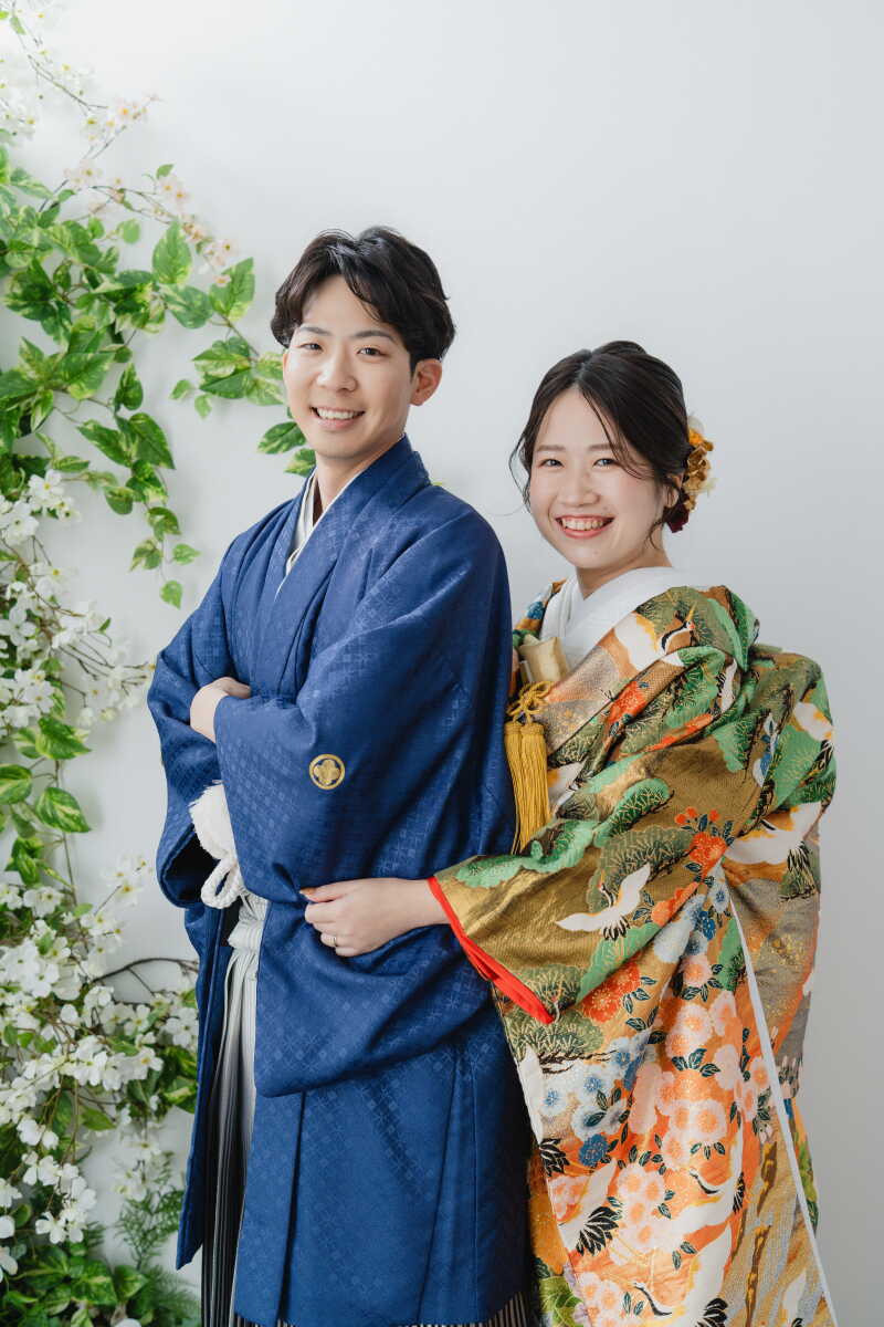 ハウススタジオで和装撮影