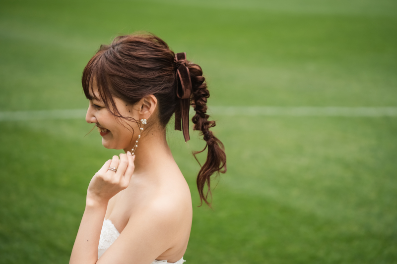 洋装ヘアメイク♪