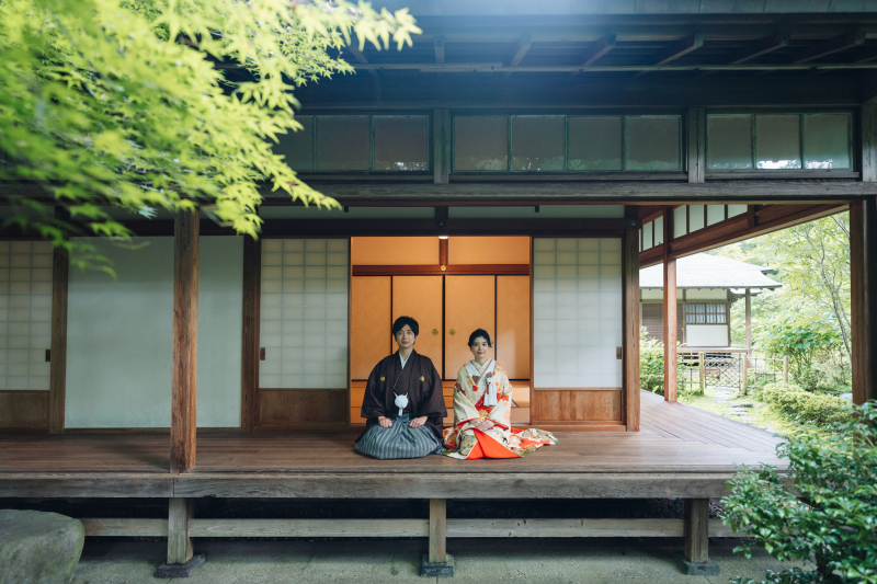 日光で撮る結婚写真