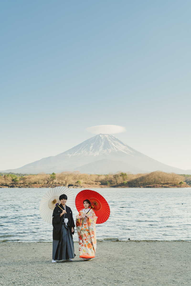 大好きな富士山と一緒に