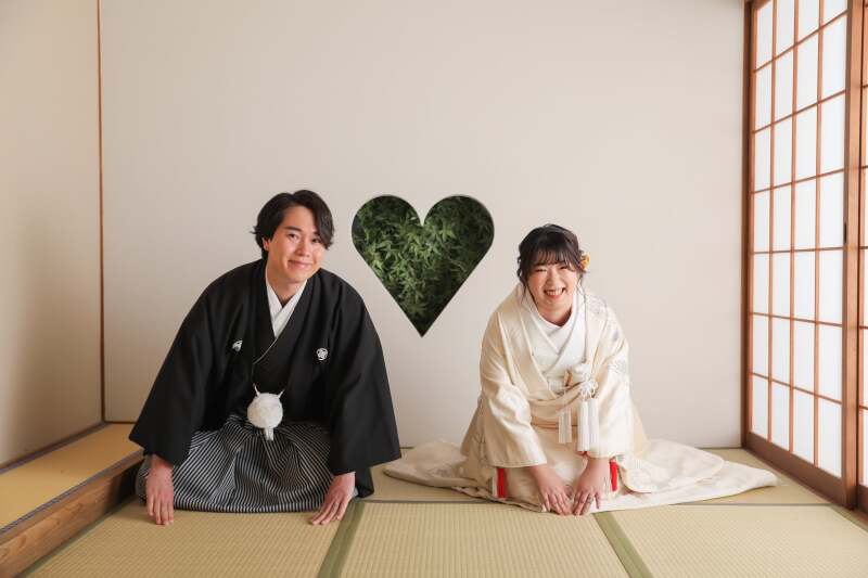 屋内庭園スタジオで