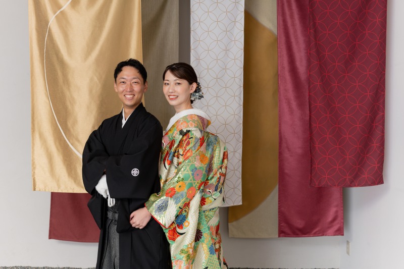 屋内庭園スタジオで楽しく撮影！