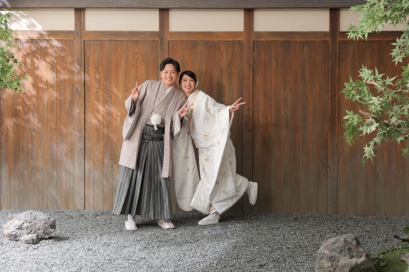 和装でお二人らしいお写真を残しませんか?