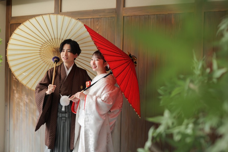 思い出の1日。スタジオで和装と洋装の撮影