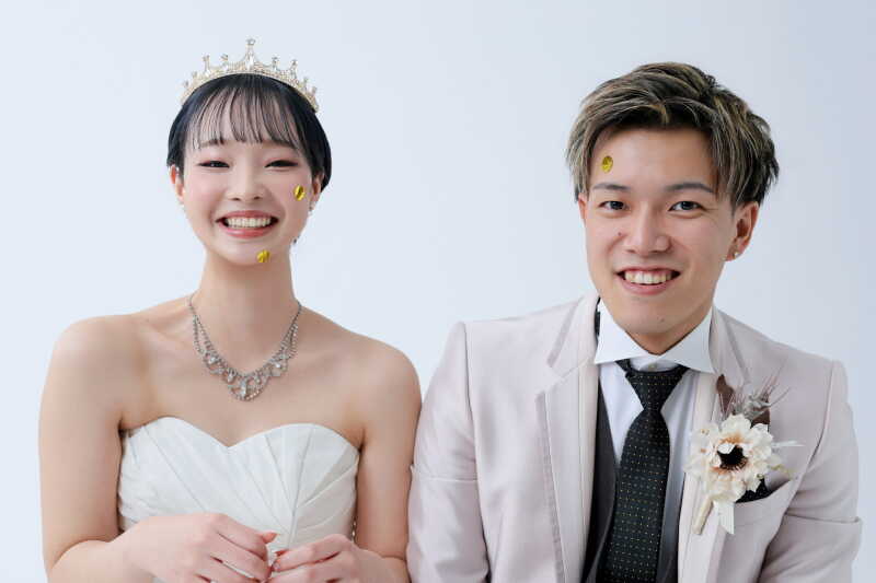 アイテムも使ってお二人らしく！