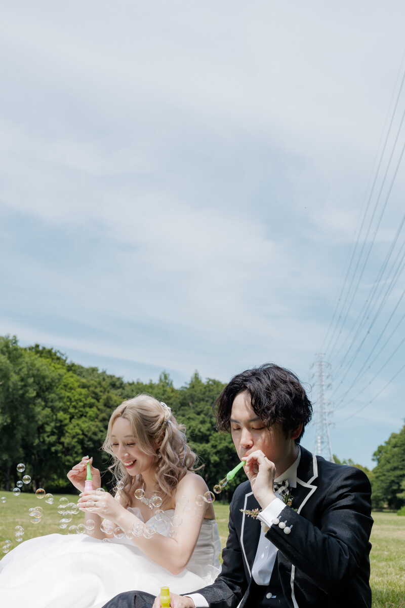 見沼自然公園でお二人らしい撮影を