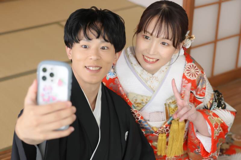 屋内庭園で『お二人ならでは』を詰め込んだ撮影を!