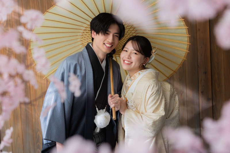 屋内庭園スタジオでの撮影!!