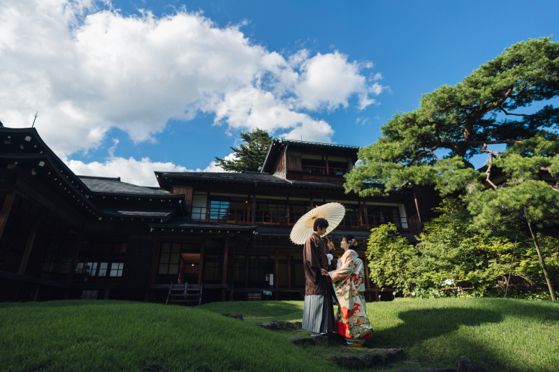 日光で撮る結婚写真