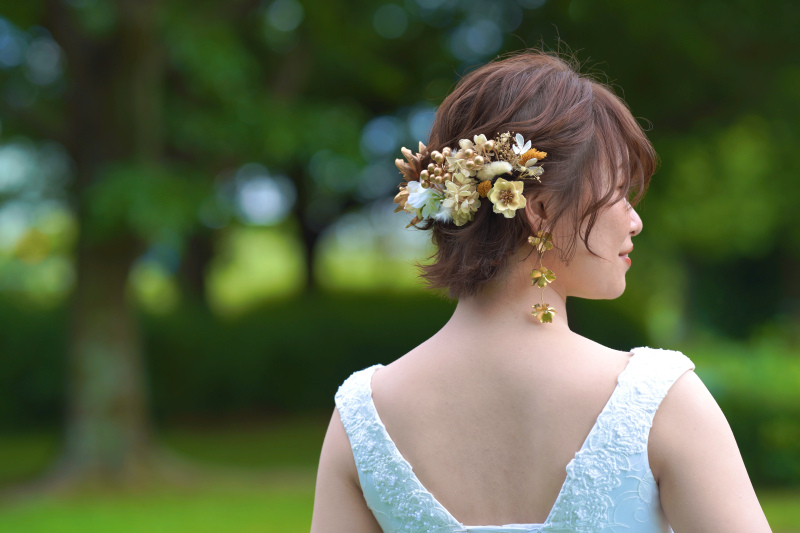 短めのヘアでもアレンジ楽しめます〜Part.1