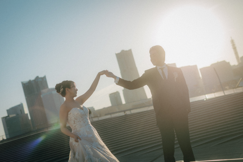 横浜・大桟橋、夕景