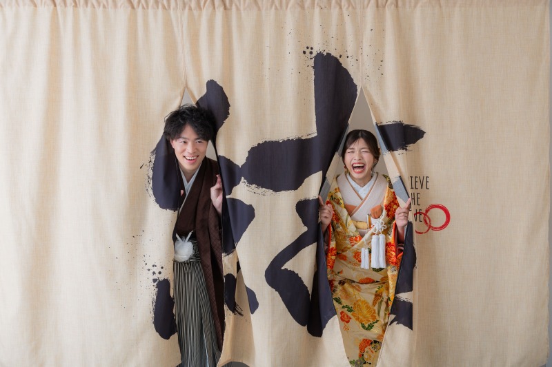 和屋内庭園とハウススタジオで笑顔いっぱいの撮影!