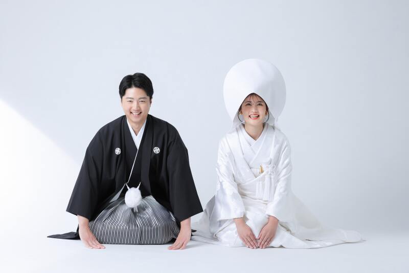 思い出の1日。スタジオで和装と洋装の撮影