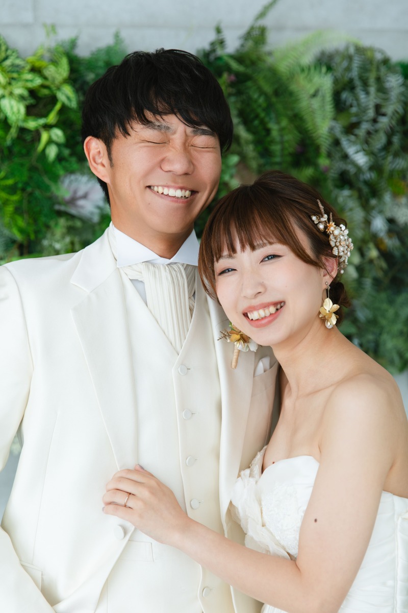 お二人らしく自然な撮影を