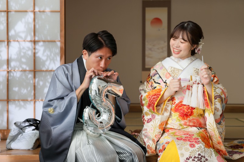 屋内庭園×フォトアイテムでお二人らしさいっぱいに!