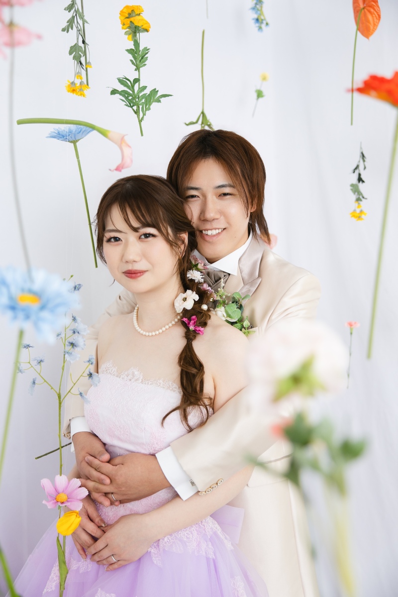 スタジオで3着撮影!