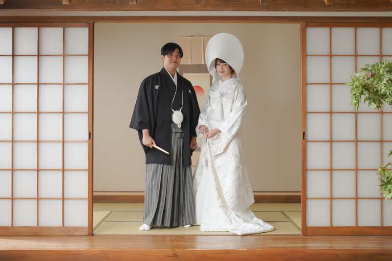 屋内庭園で色打掛も白無垢も両方残しませんか?