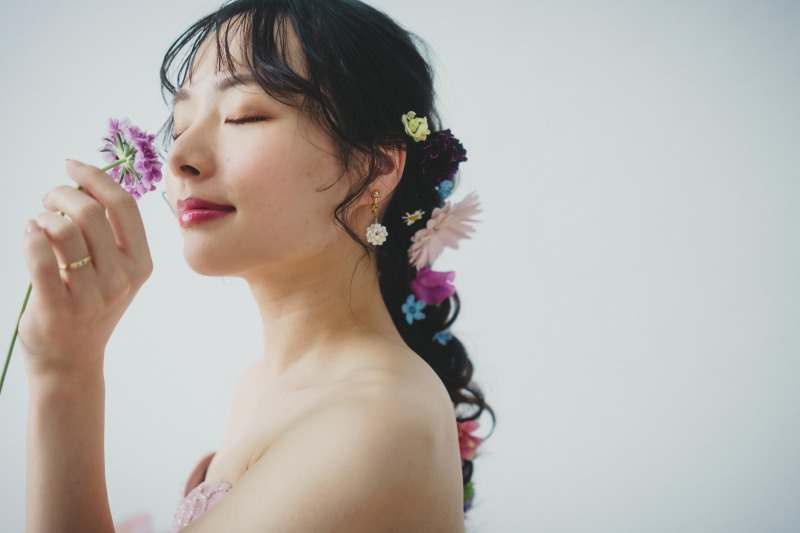 ドレス2着でヘアスタイルもチェンジ♡♡