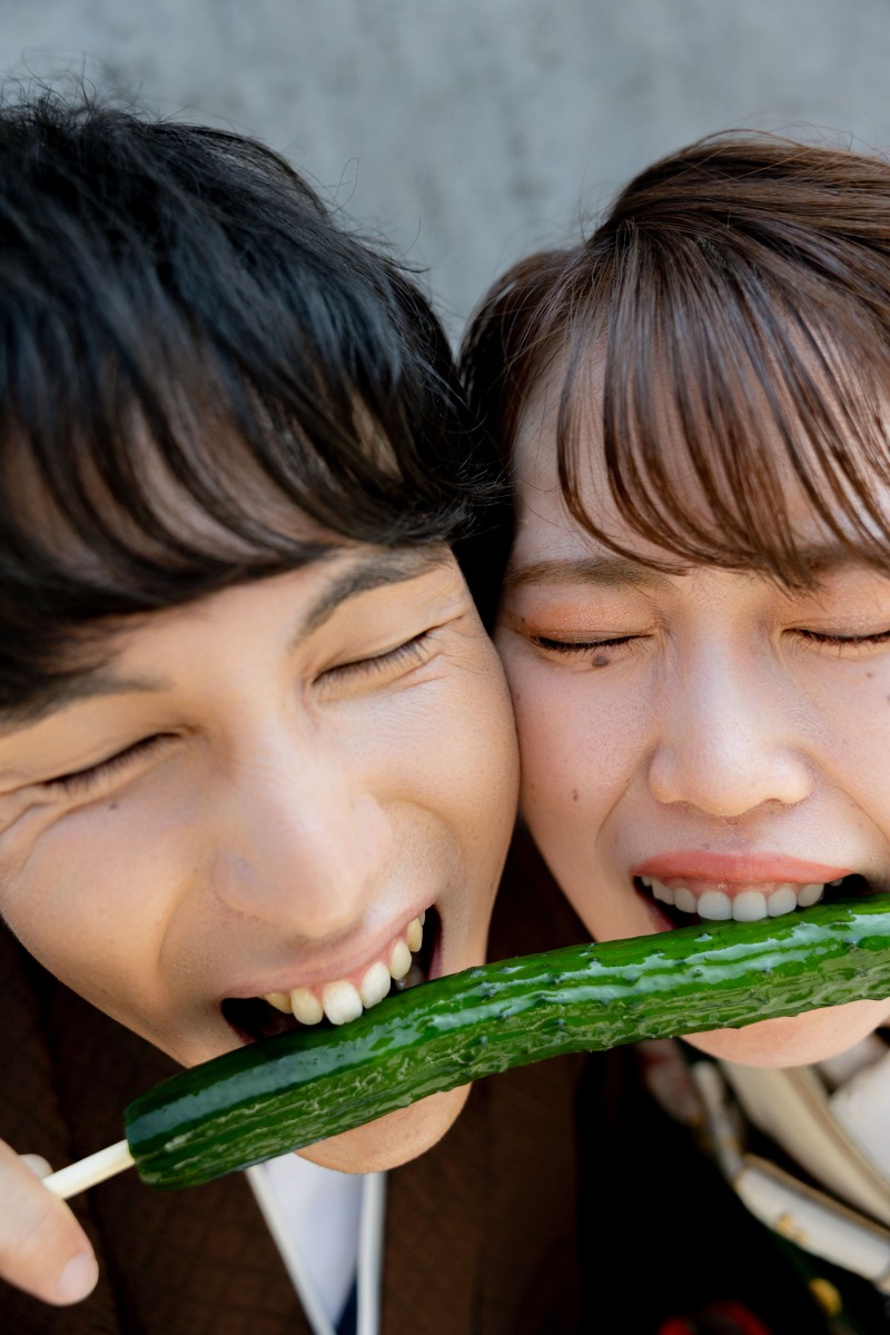 川越の街並みと共に。