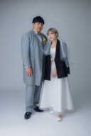 シンプルなスタジオで