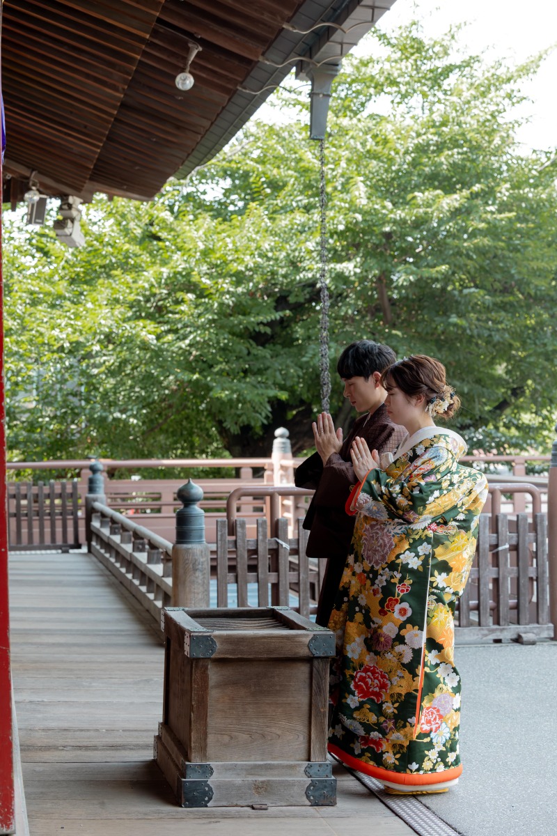 川越の街並みと共に。