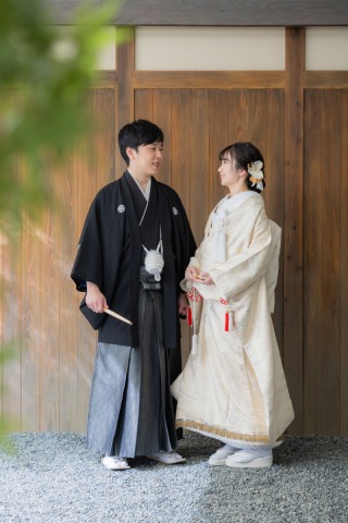 屋内庭園スタジオでの撮影です！