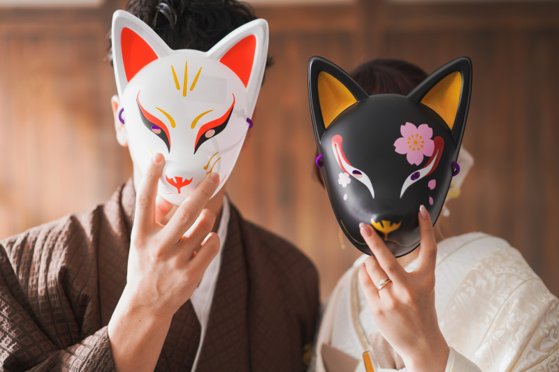 狐のお面