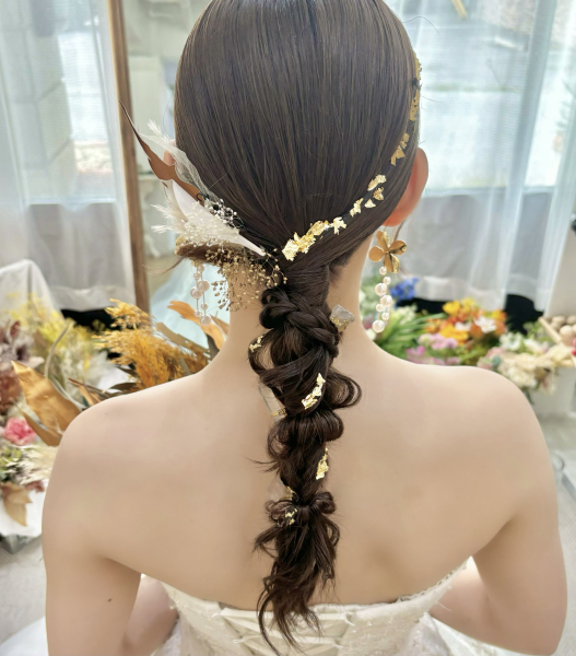 金箔＆銀箔ヘアーアレンジ集☆☆