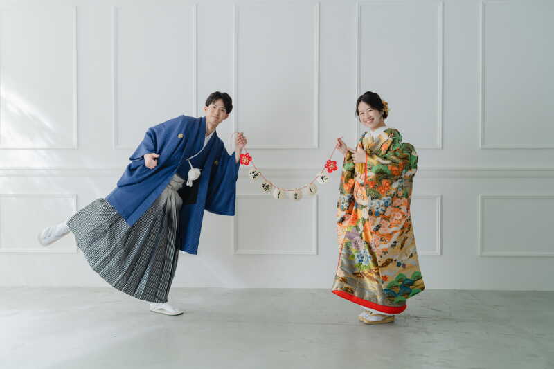 ハウススタジオで和装撮影