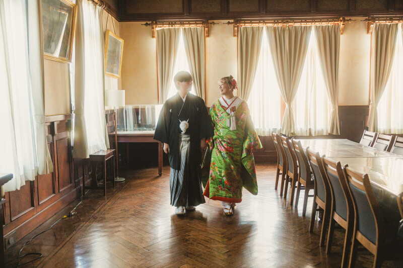 レトロモダンなフォトウェディングを和装で