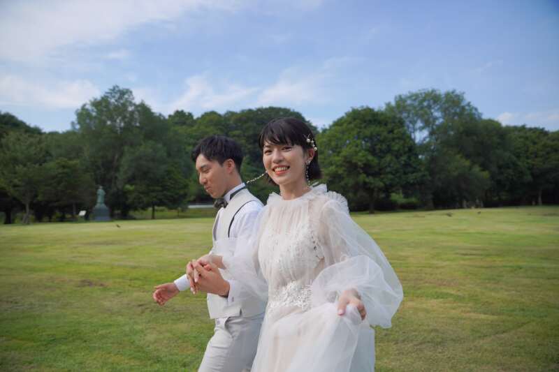 洋装ロケーション【見沼自然公園】